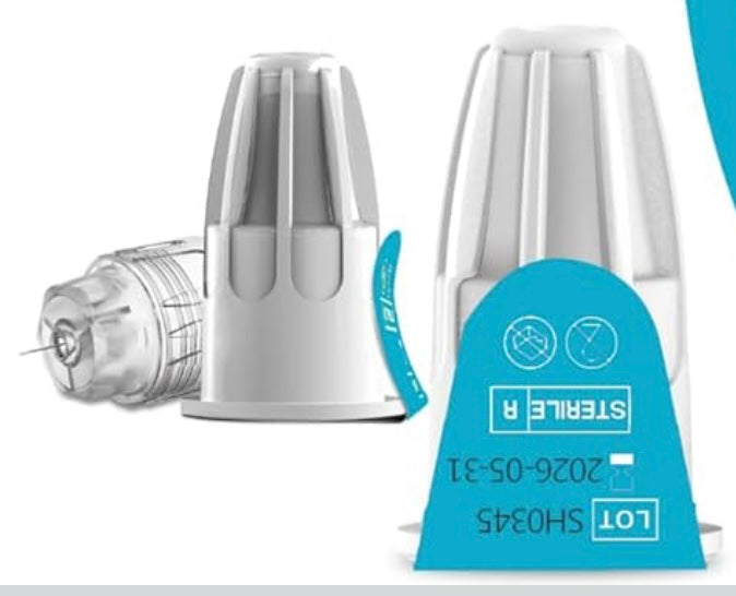 10 pack. Plus Pen Tips Plus 31G x 6mm, Universal Fit, Comfort Design,Flat Base for Optimal Skin Contact and Extra Thin-Wall Technology for Optimal Flow and Fast Delivery