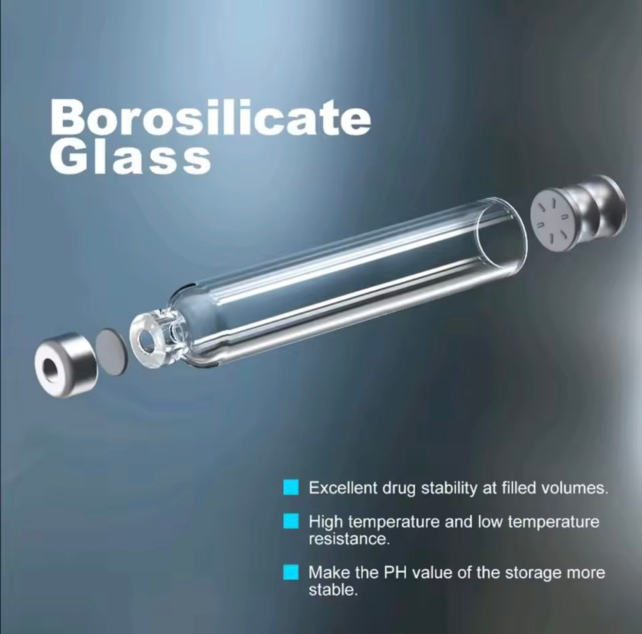 3ml Cartridge Cassette Glass Bottle Injection Pen Individual Packaging