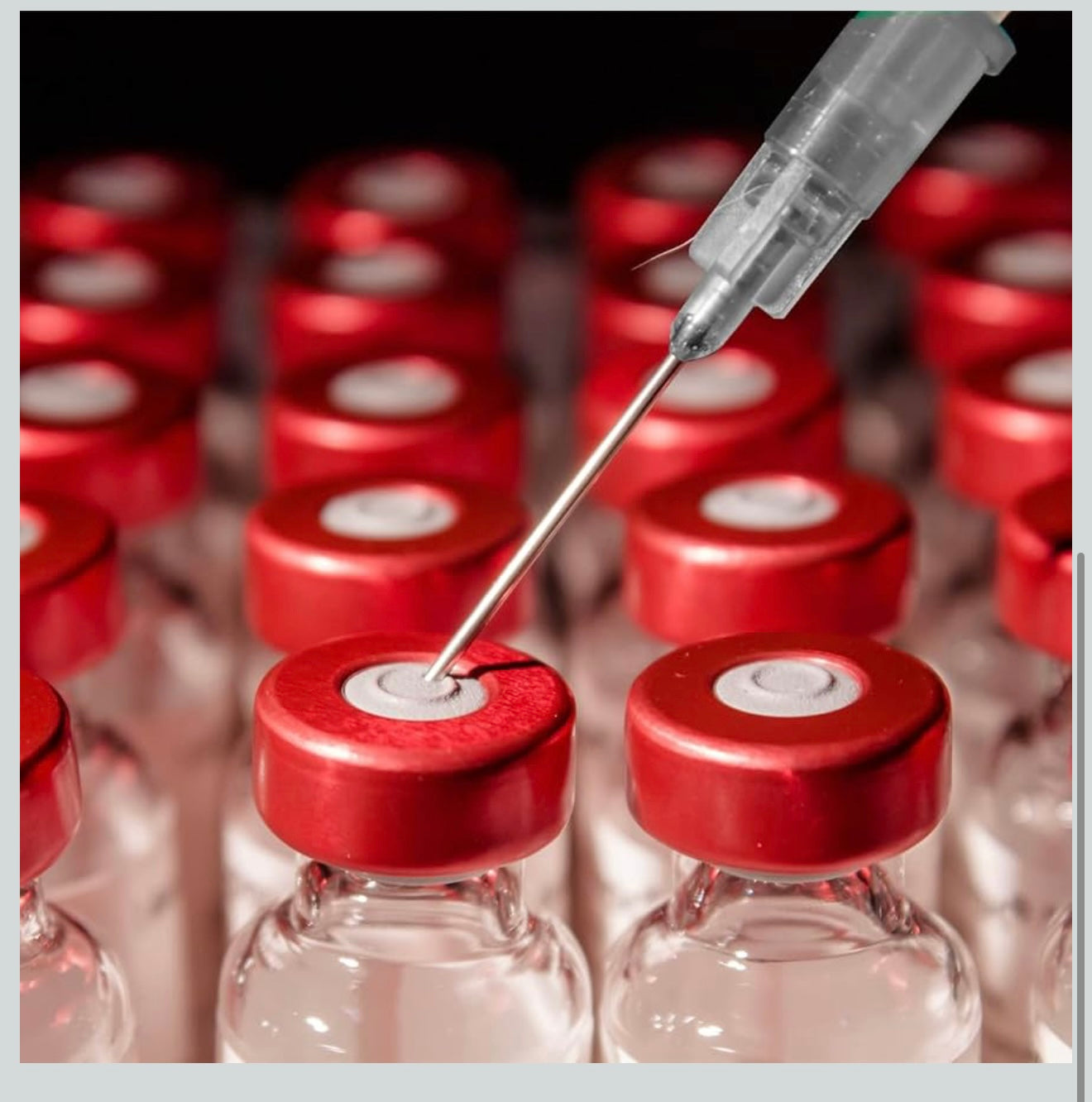 Disposable 3ml/cc Lab Syringes with 23Ga 1 Inch Needle Luer Lock, Individually Sealed Packed